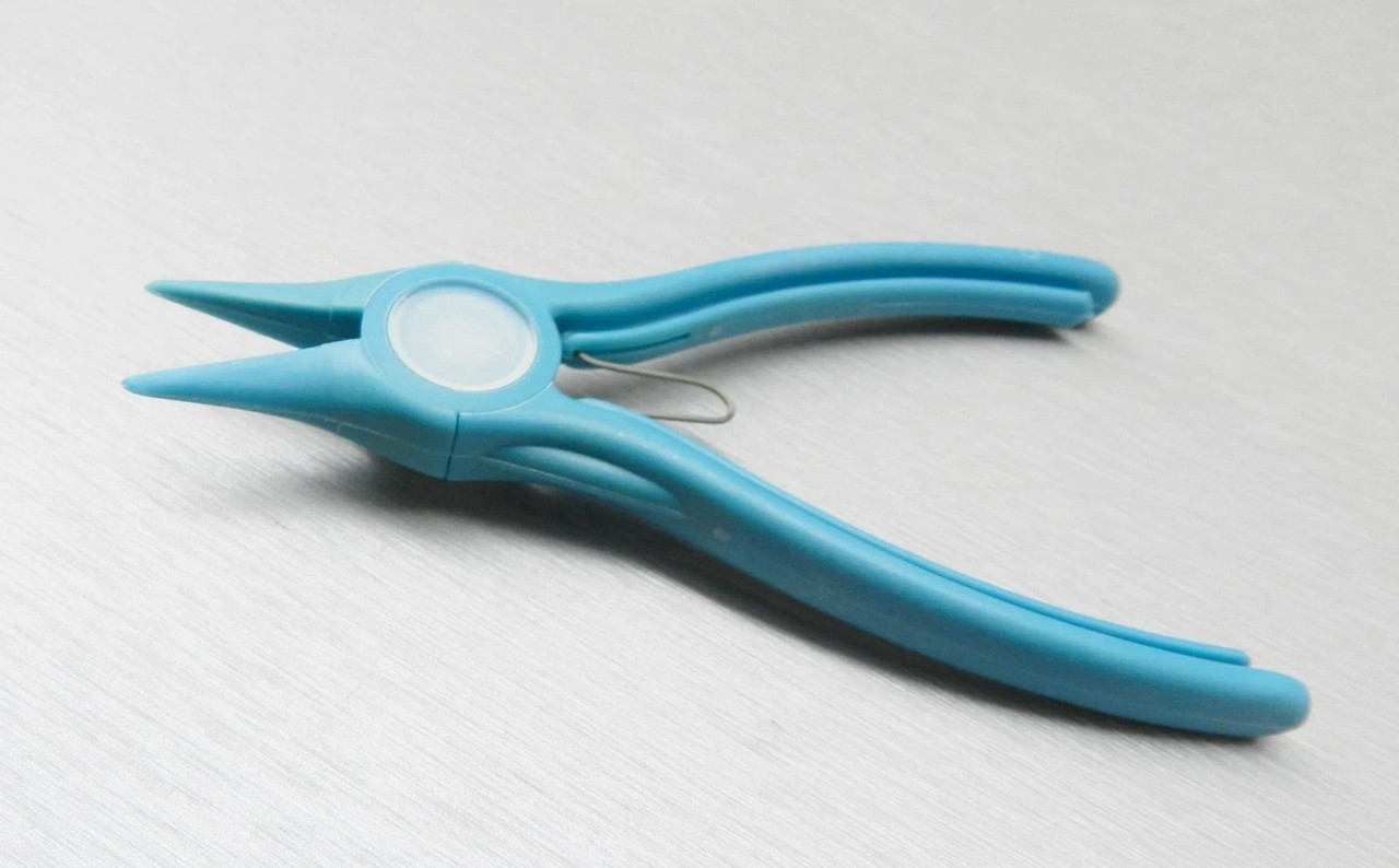 Jewelry Chain Nose Pliers – IV Non-Marring Nylon Jaws, All Plastic Design for Beading, Wire Wrapping, and Crafting, Stone Setters, Electronics repairs, Jewelry Wire and Bead work, Hobbies and Crafts