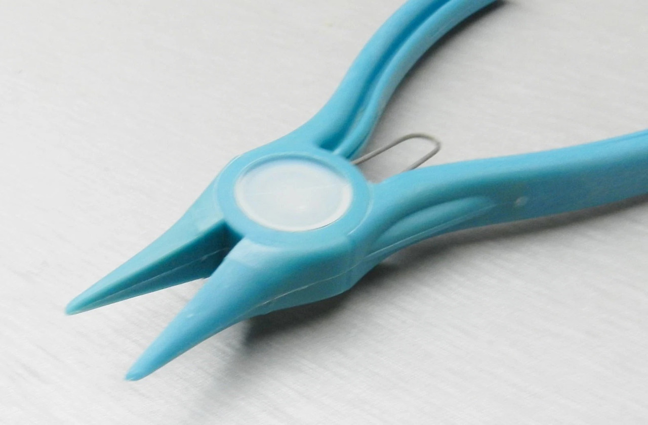 Jewelry Chain Nose Pliers – IV Non-Marring Nylon Jaws, All Plastic Design for Beading, Wire Wrapping, and Crafting, Stone Setters, Electronics repairs, Jewelry Wire and Bead work, Hobbies and Crafts