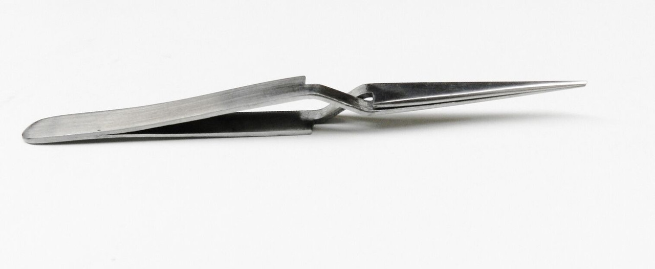 4-3/4" Short Pointed Cross Locking Tweezers