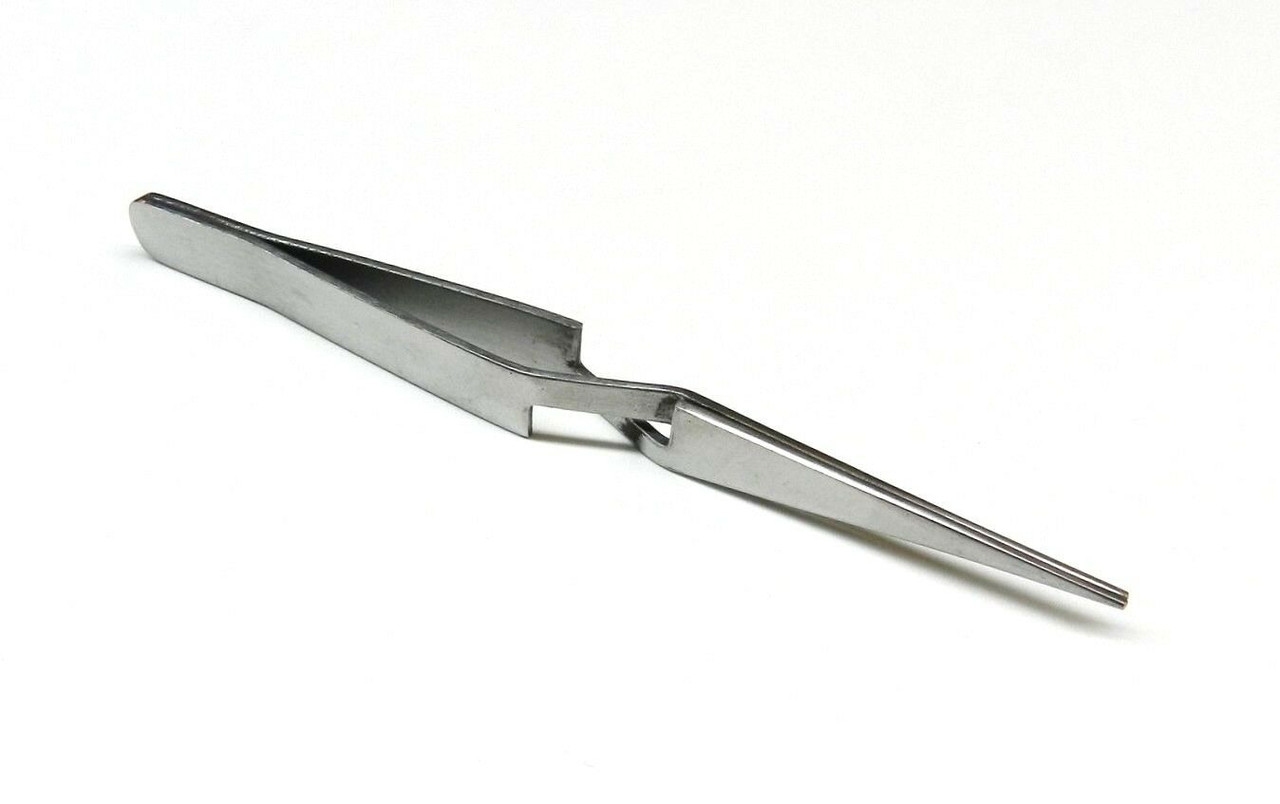 4-3/4 Short Pointed Cross Locking Tweezers