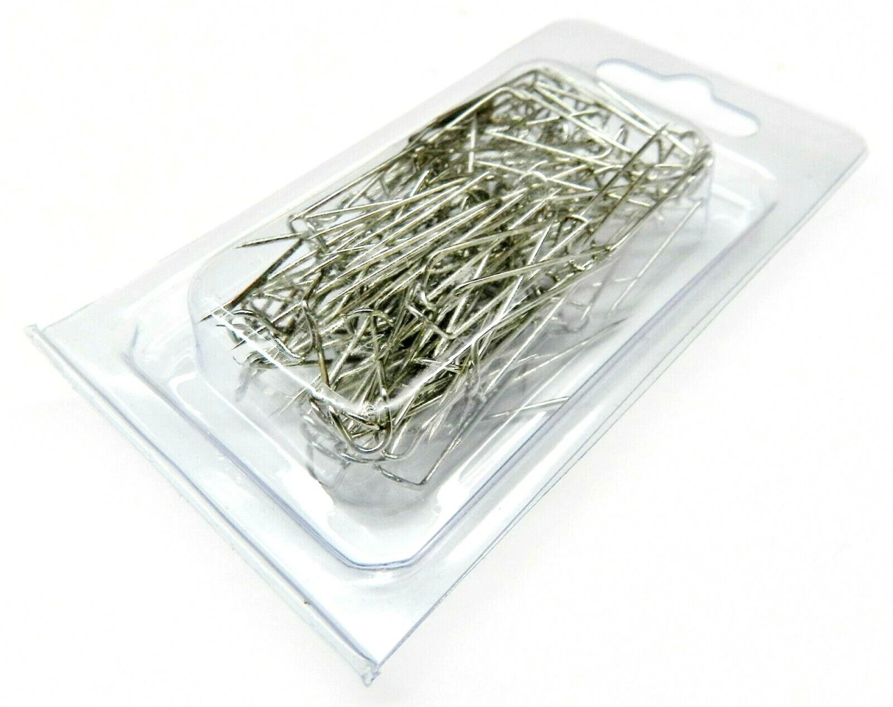  100 Jewelry U-Pins Display Pads Pins Silver Tone Jewelry Display 100pcs U Pins