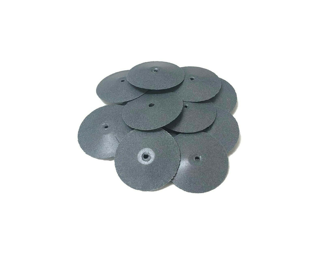 Silicone Polishing Wheel Knife Edge 180Grit Dark Grey Medium 7/8"D 10pcs