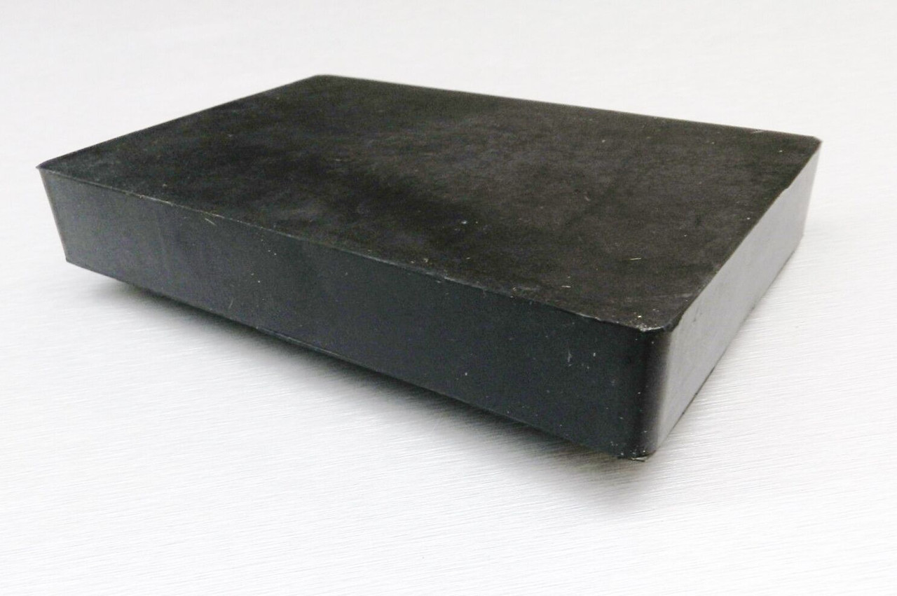 Rubber Block Bench 4 x 6 Square 1 Thick Base for Steel Block Dapping