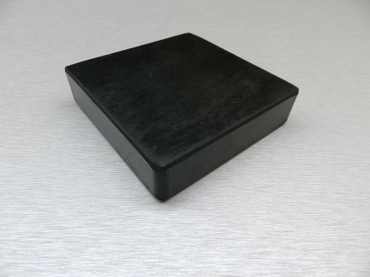 Rubber Block Bench 4" x 4" Square 1" Thick  Base for Steel Block Dapping