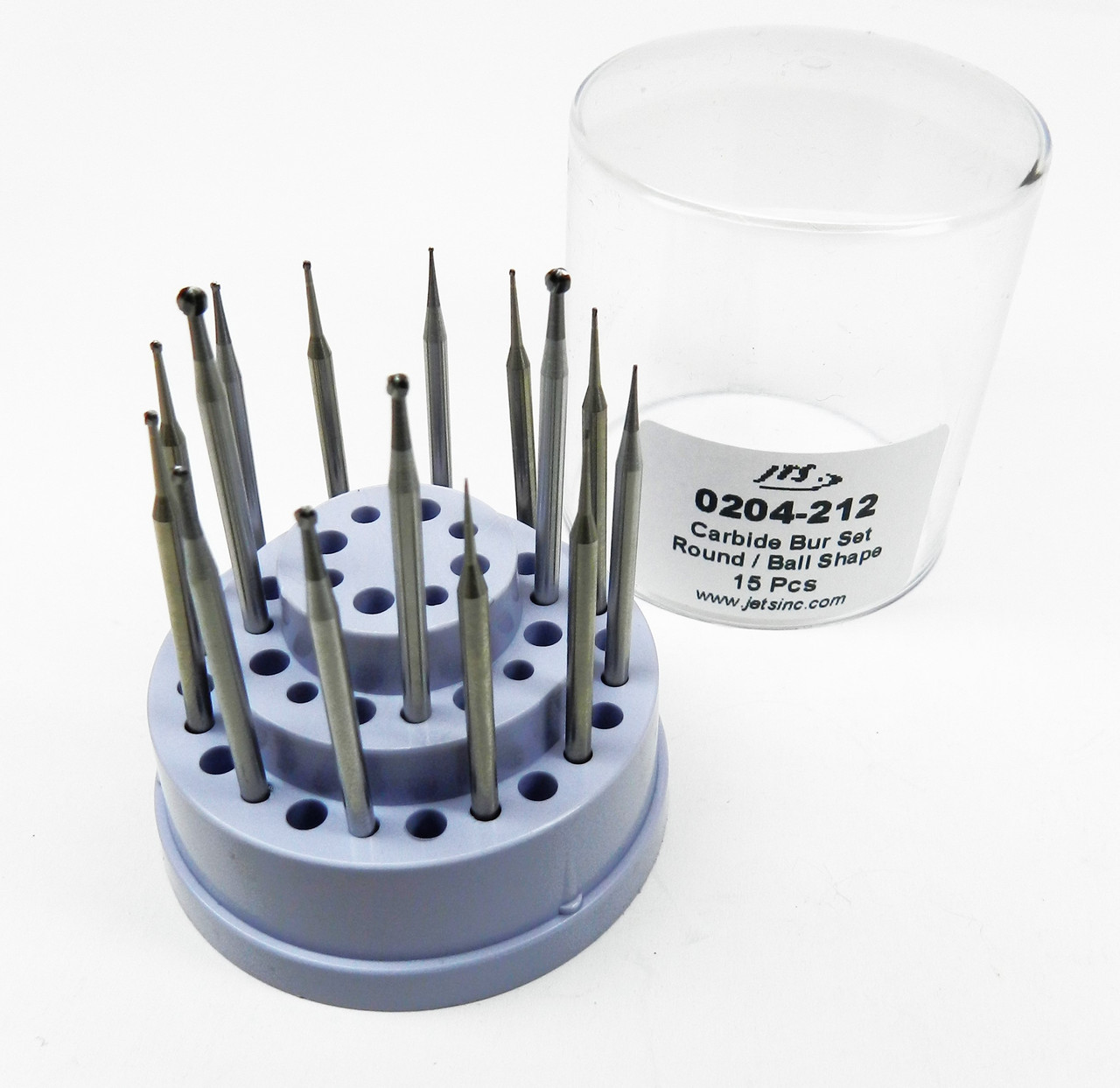 Foredom AK212 Miniature Carbides Ball Shape Burs 15 PCS