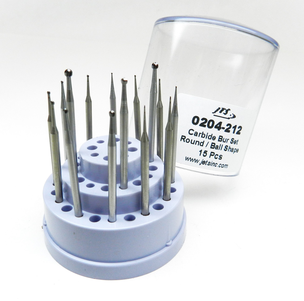 Foredom AK212 Miniature Carbides Ball Shape Burs 15 PCS