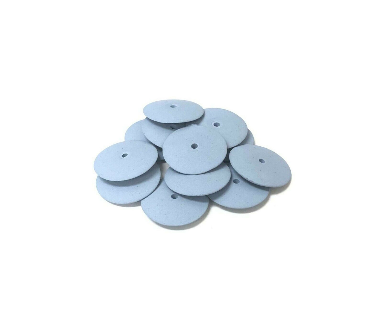 EVE Knife Edge Silicone Polisher Wheels 5/8” Blue Fine Pack of 10