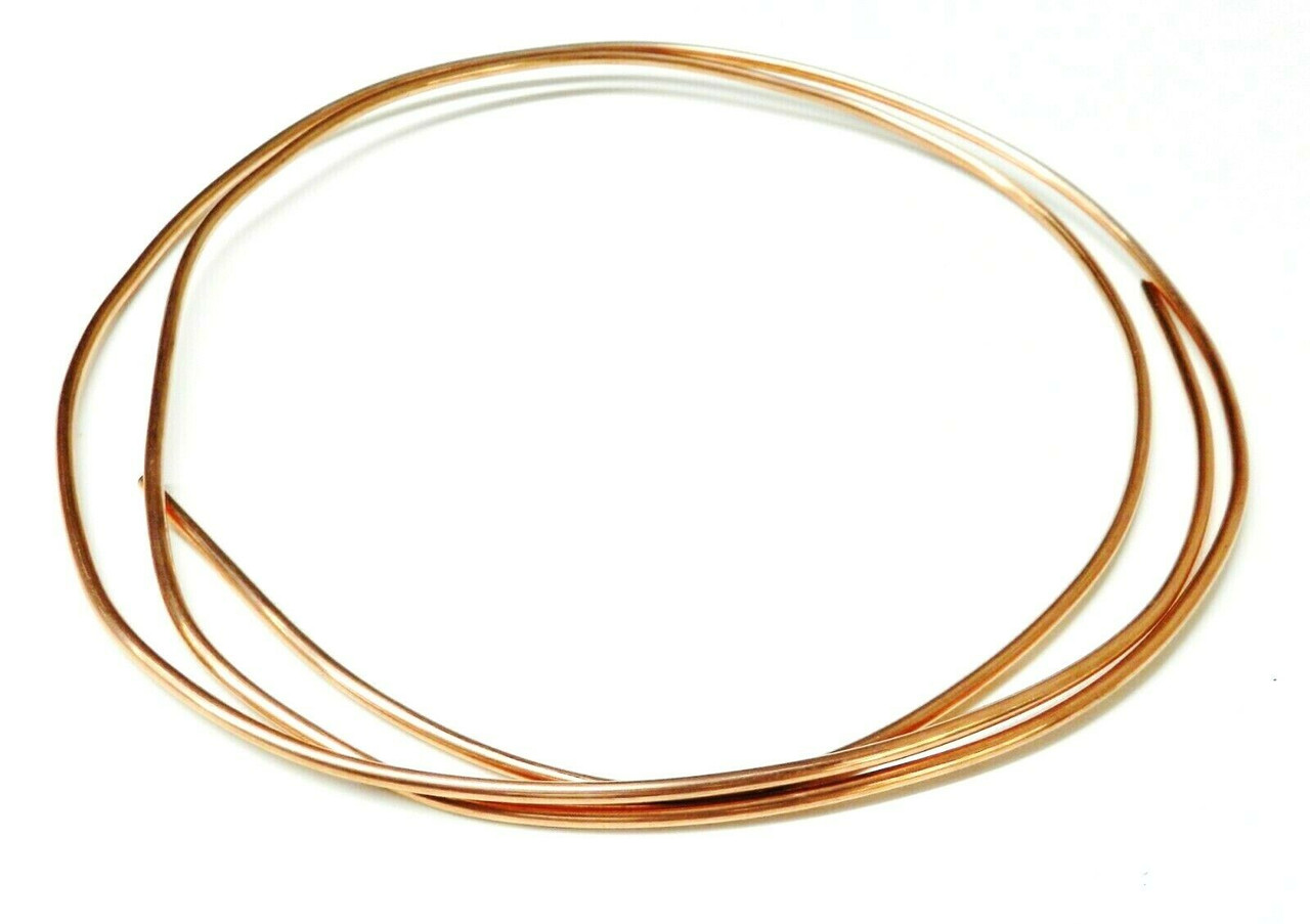 14 Ga Solid Bare Copper Round Wire 50 Ft. Coil (Dead Soft) 99.9% Pure