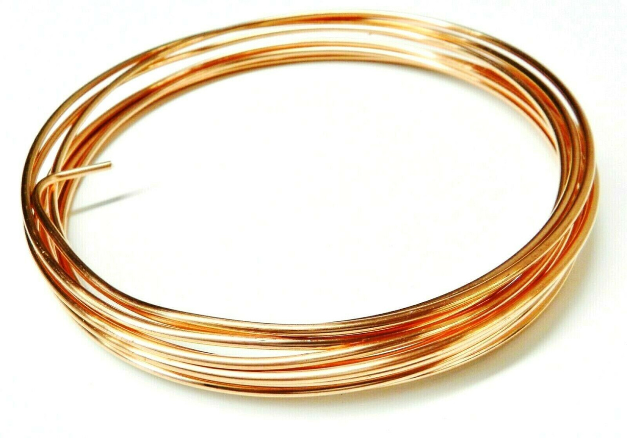 12 Gauge Copper Wire Dead Soft Coil Pure Round Copper Wire 10 FT