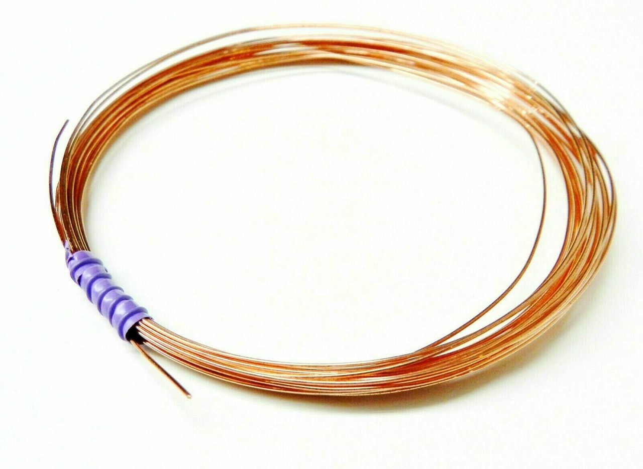 22 Gauge Copper Wire Dead Soft Coil Pure Round Copper Wire 25 FT