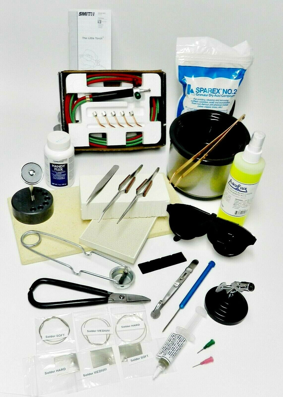 Jewelry Soldering Kit Tools and Supplies to Make & Repair Jewelry Solder  Set (3RBA)