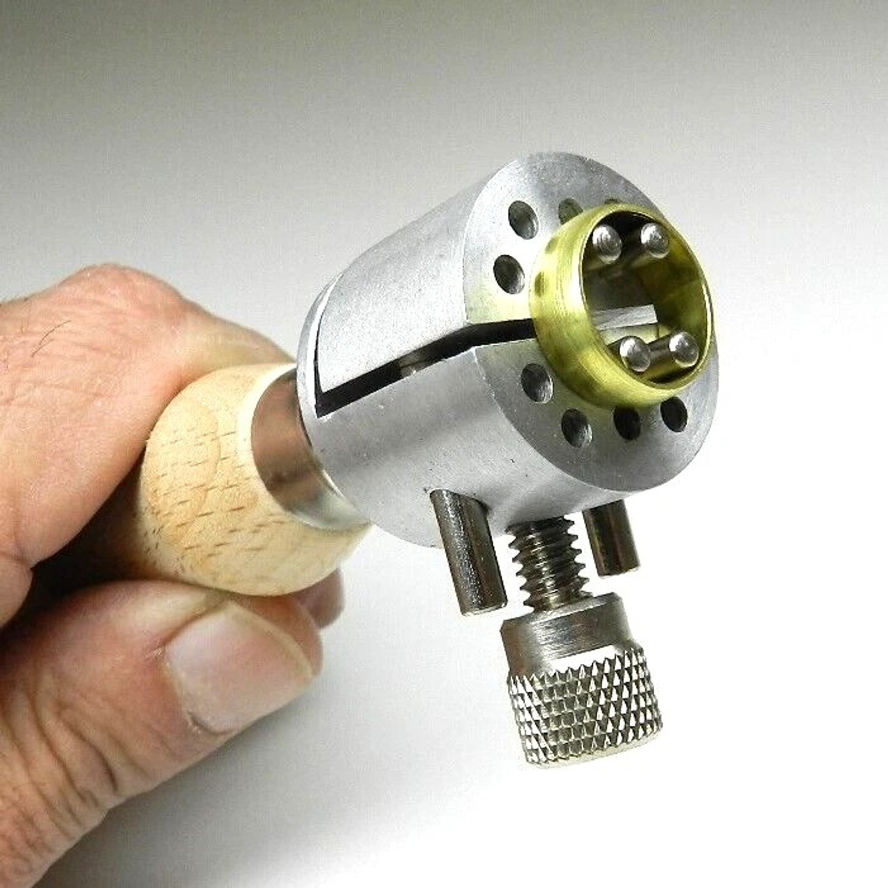 Jewelers Universal Work Holder Mini Peg Clamp Ring Vise Hand Held Engraving Tool