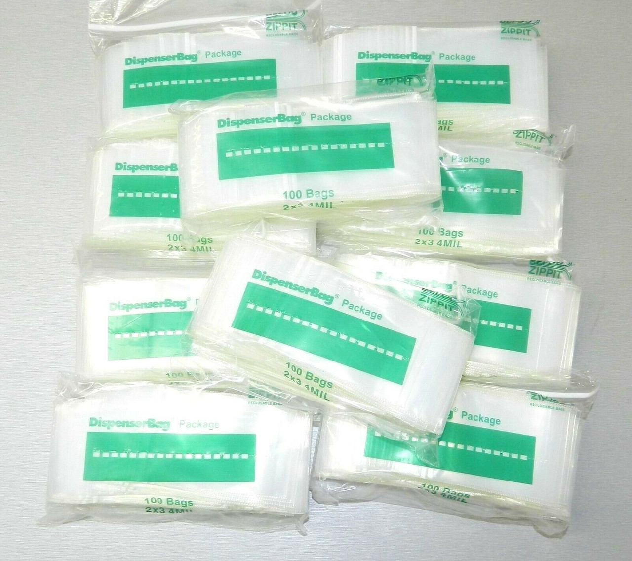 1200 Reclosable Bags 2mil Clear Assorted Sizes 2x2 2x3 3x3 3x4 3x5 4x4 -  200@ | eBay