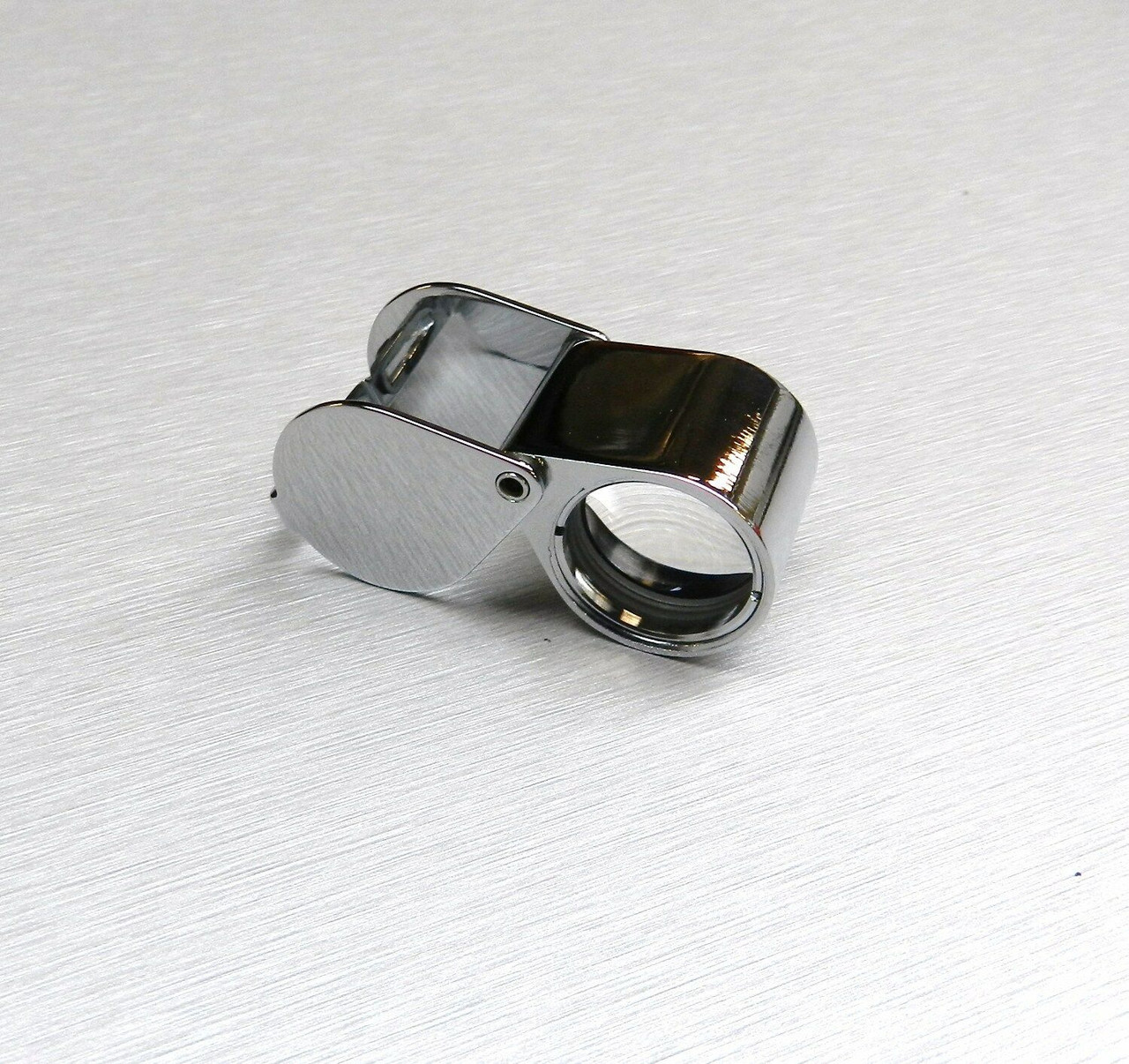 20x Jewelry Loupe Jewelers Triplet 21mm Silver Loupe Leather Case