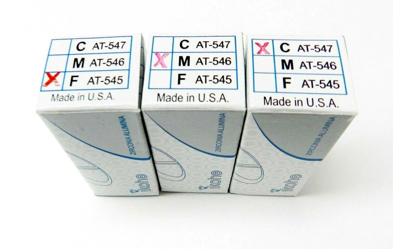 Zirconia Alumina Sanding Snap-On Brass Discs 7/8" 3 Grits 50ea Ikohe Blue Zircon 
