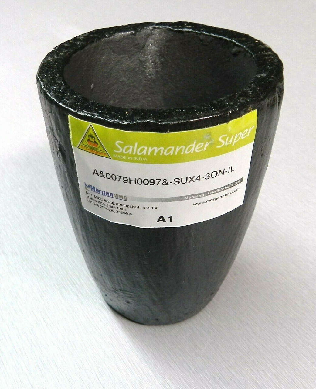 Salamander Crucible A1 Super A Clay Graphite by Morgan 