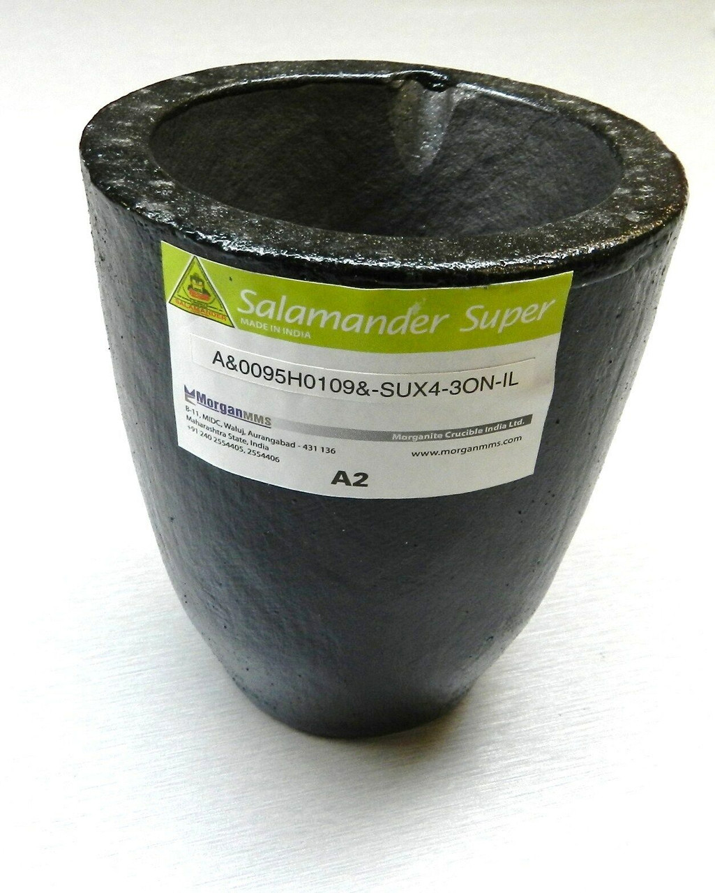 Salamander Crucible A2 Super A Clay Graphite by Morgan 