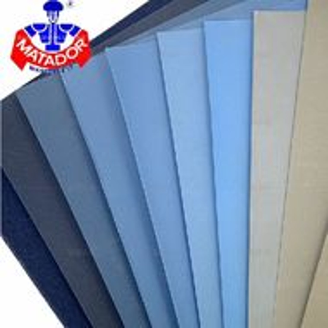 Matador Waterproof Sandpaper Wet or Dry Abrasive Paper 800 Grit Per Pack of 50 Made in Germany