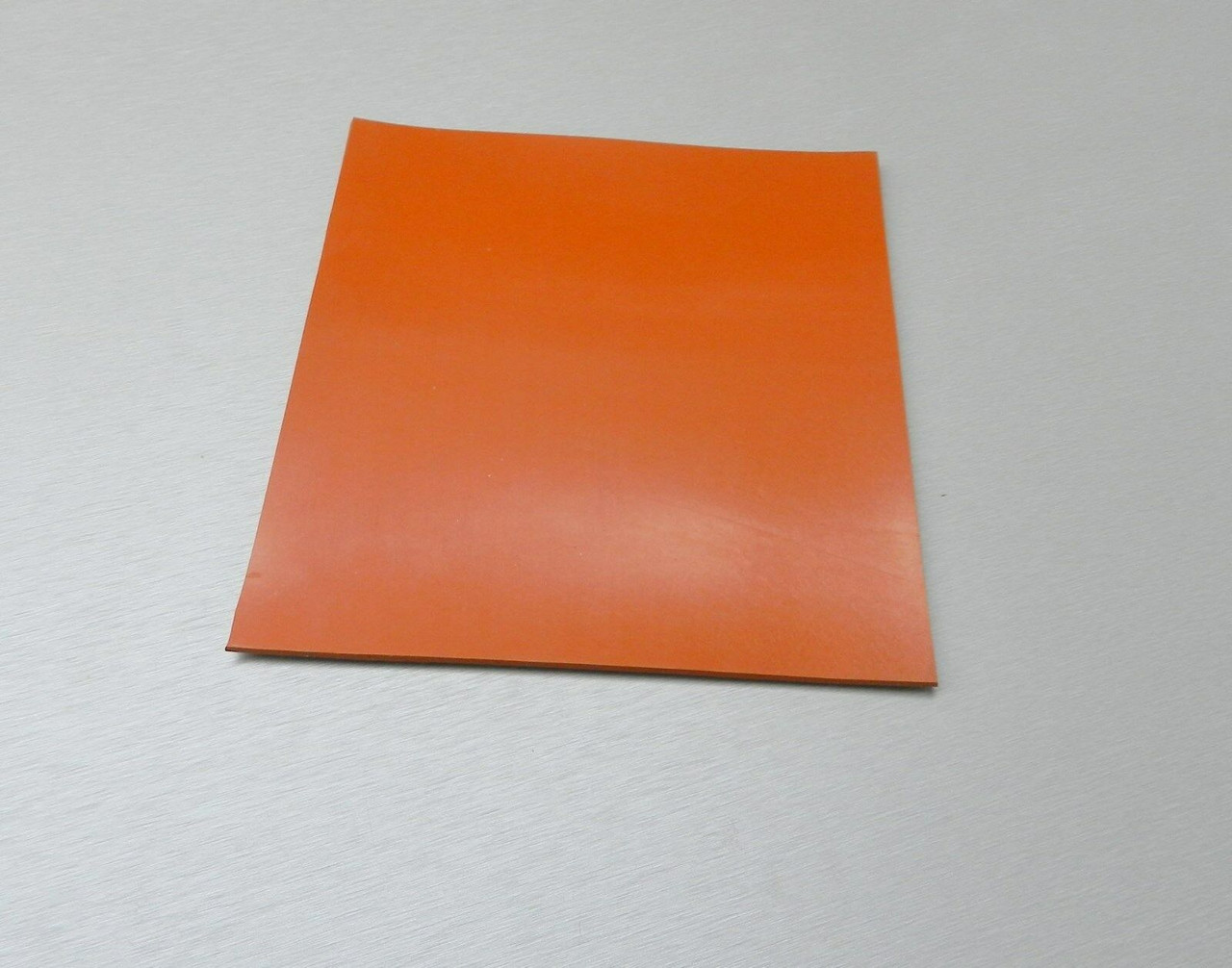 Silicone Rubber Pad 4" x 4" Square 1/8" Thick High Temperature Insulation Mat