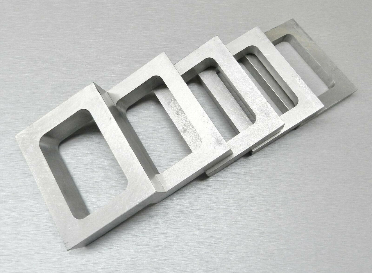 Mold Frame For Vulcanizer Single Cavity Aluminum Pre-Cut Mold Rubber 5/8" Thick