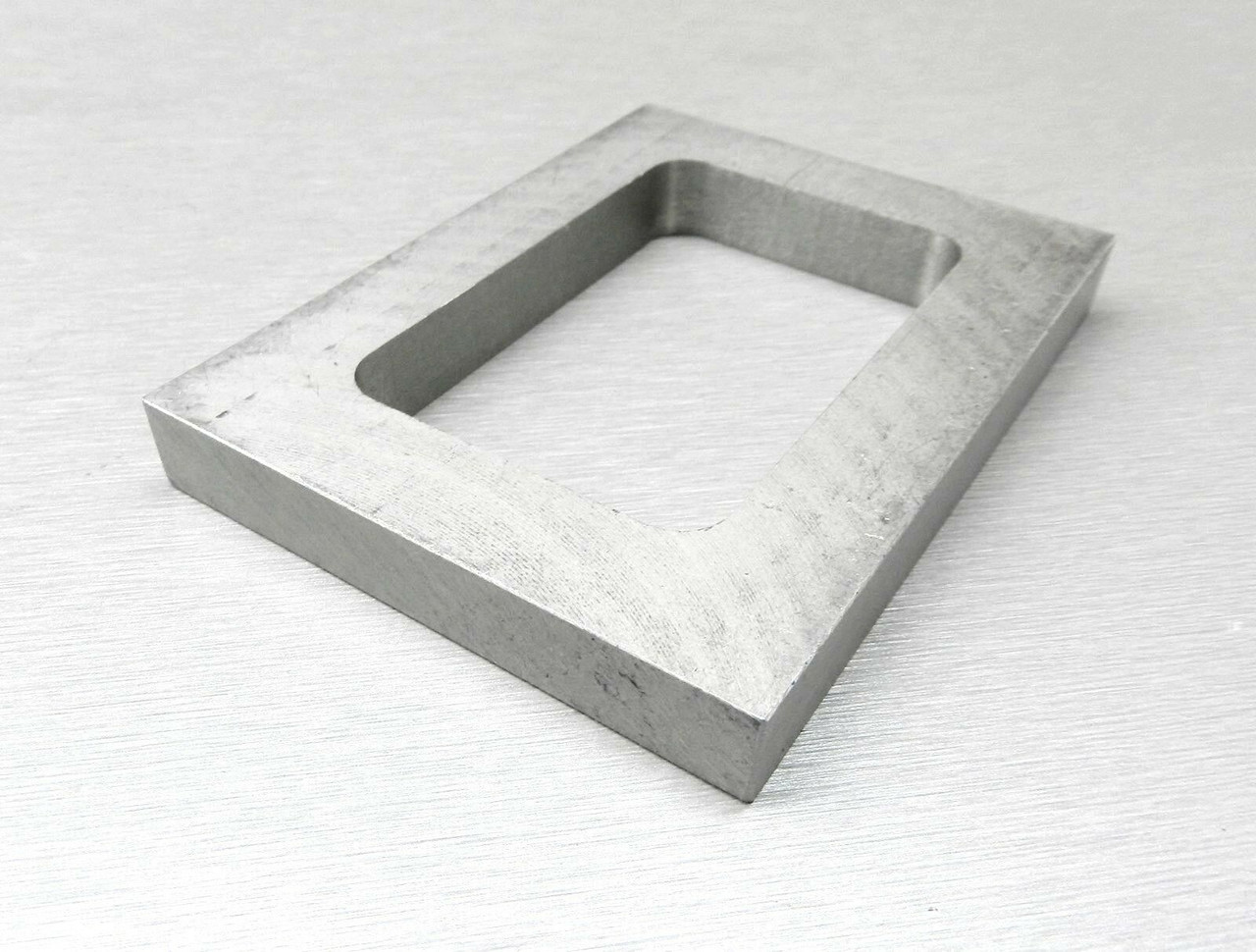 Mold, silicone, white, 2-1/2 x 2-1/2 x 1-inch square tray. Sold