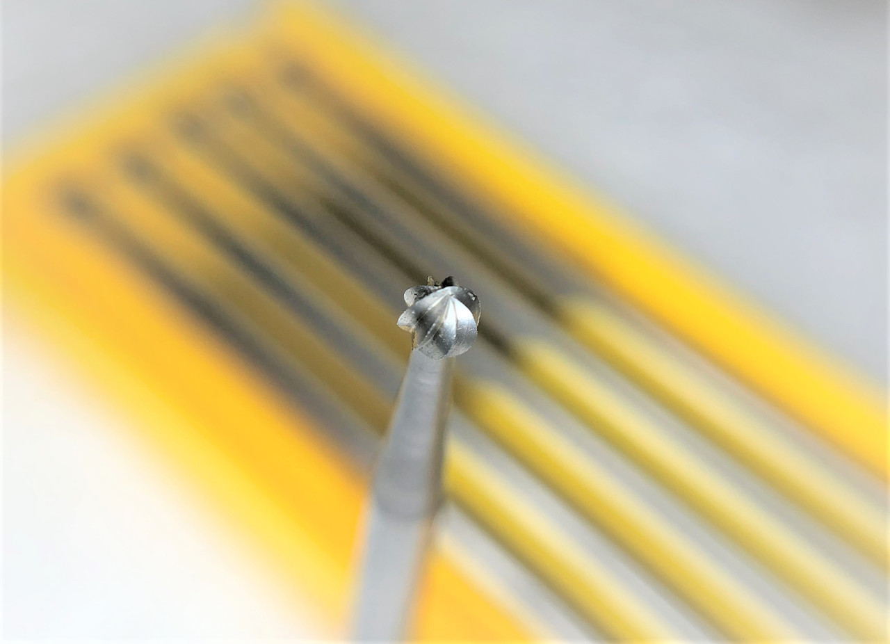 FOX Round Burs 1.0 mm 6pcs FIG1 Jewelers Ball Bur 010 Made in Germany