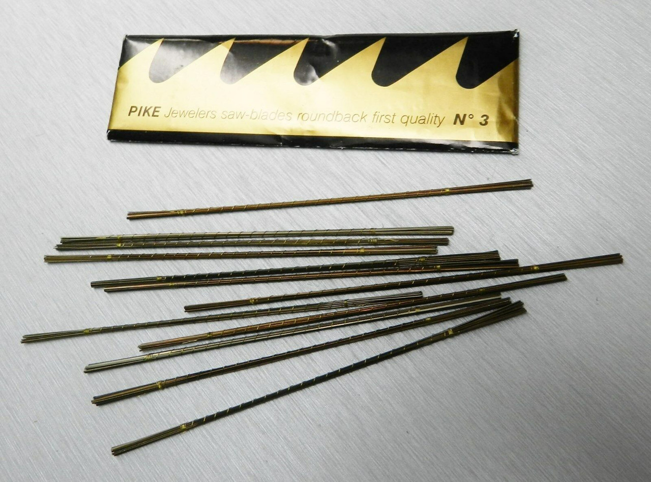 PIKE #3 Saw Blades for Jewelry Making 144pcs