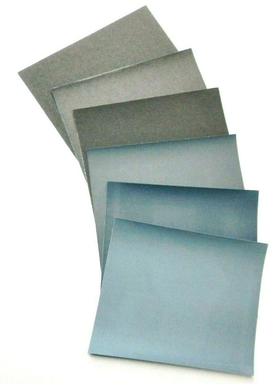 Matador 6 Sheet Assortment Wet Dry Sandpaper Abrasive Sanding Paper 1500-7000 Gr