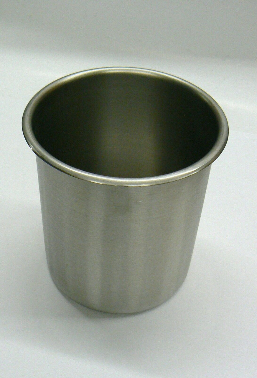 Bain Maries Stainless Steel Pot 2 Qt Capacity Beaker Kitchenware Container S.S.