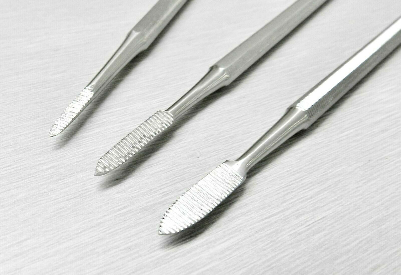 Wax Carving File Set of 3 Files Wax Working Carve Design Kit by JTS