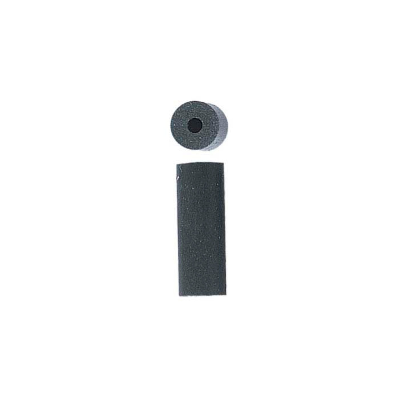 EVE Silicone Polisher Cylinder 7mm x 20mm Black Medium Grit Per Pack of 10