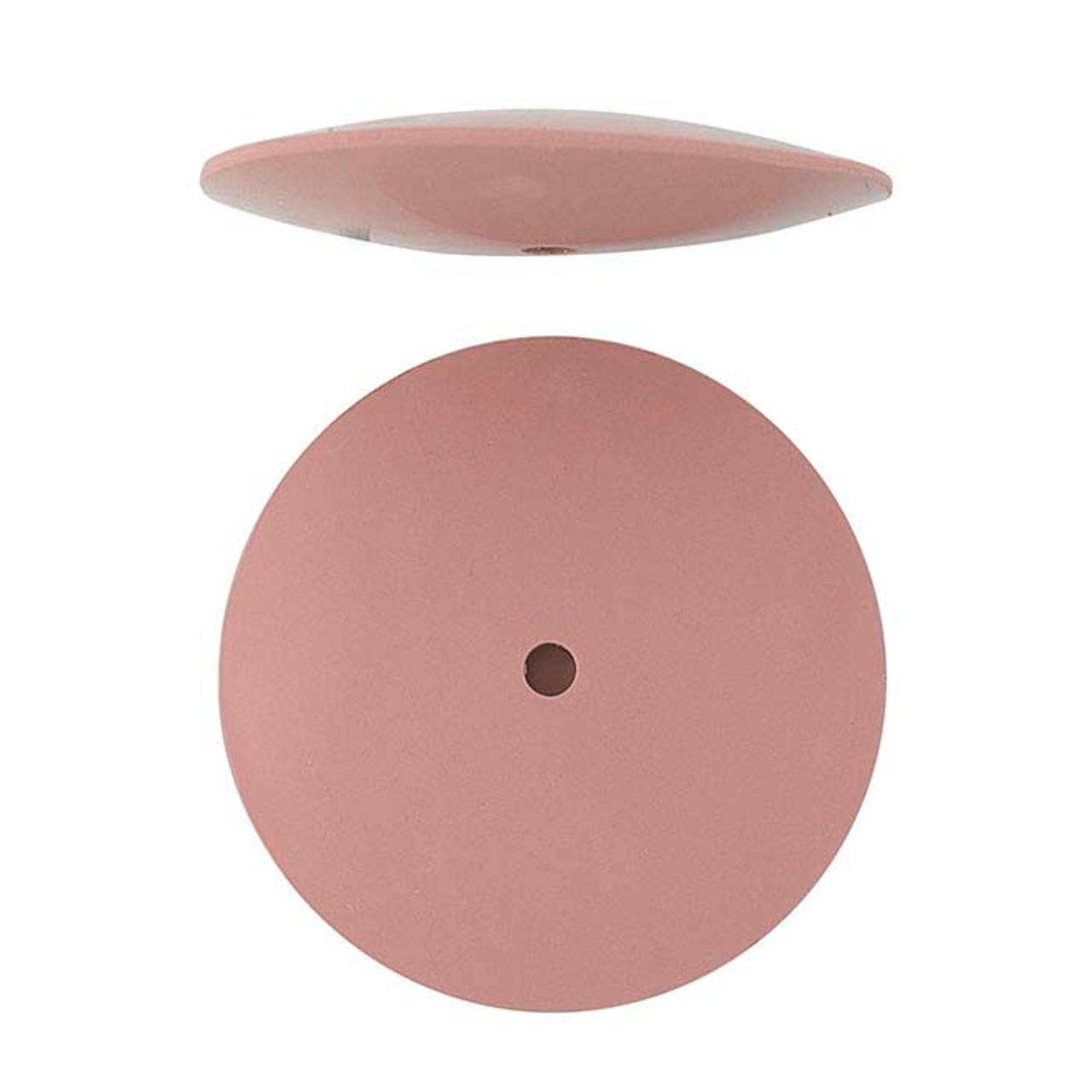 Silicone Polishing Wheel, Square Edge - Pink 7/8 Extra Fine, Pack of 2