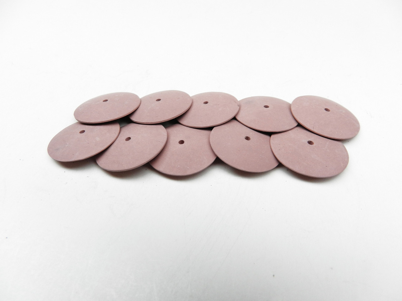 Jewelry Silicone Polishing Wheels Knife Edge Pink Extra Fine 7/8" EVE Pack of 10