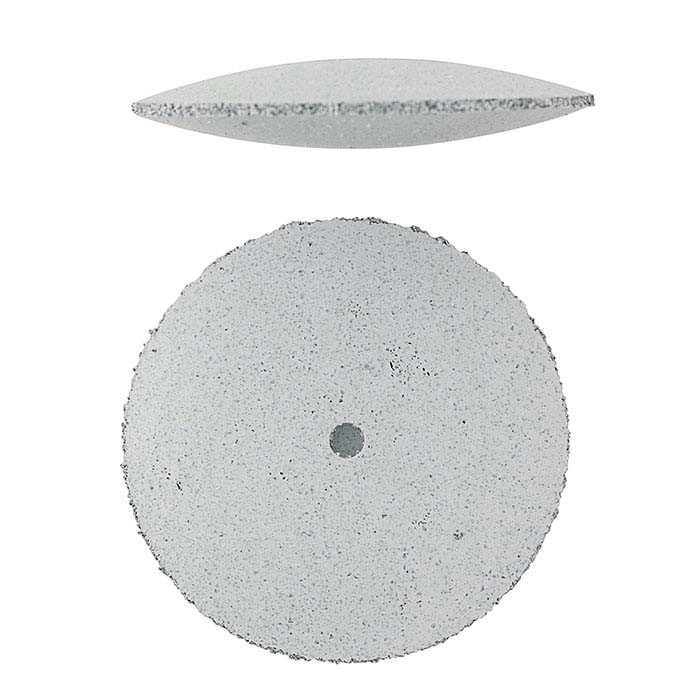 Jewelry Silicone Polishing Wheels Knife Edge White Coarse 7/8" EVE Pack of 10