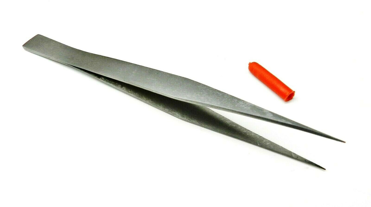 Titanium Tweezers Non Magnetic 5-1/4" Fine Tip High Temperature Soldering