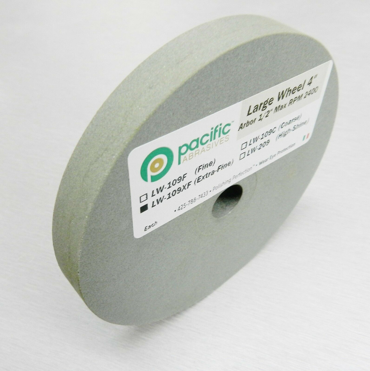 Silicone Wheels 4" x 1/2″ Wheel Extra Fine Polisher 220 Grit Pacific Abrasive