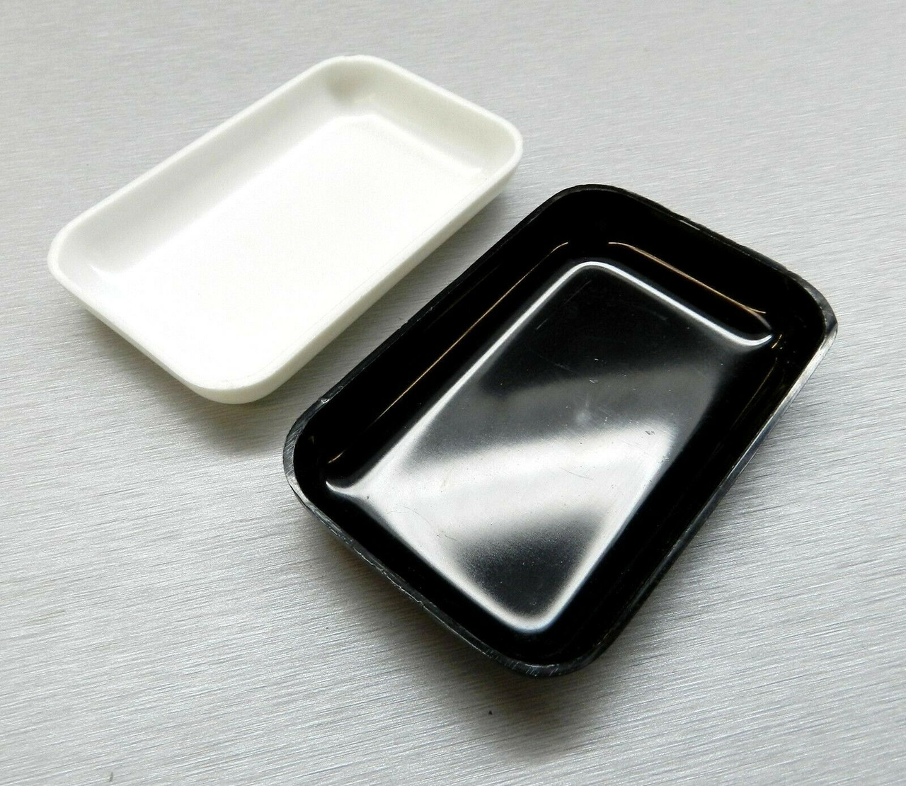 White Plastic Sorting Tray for Diamonds Beads Stones Small Open Tray Rectangular