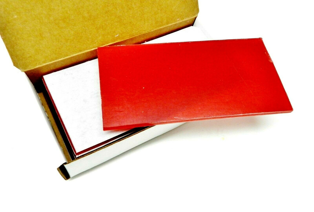 Red Utility Wax Sheet Soft Wax 3x6 x 3/16" Thick Justi-Red by Ferris Freeman