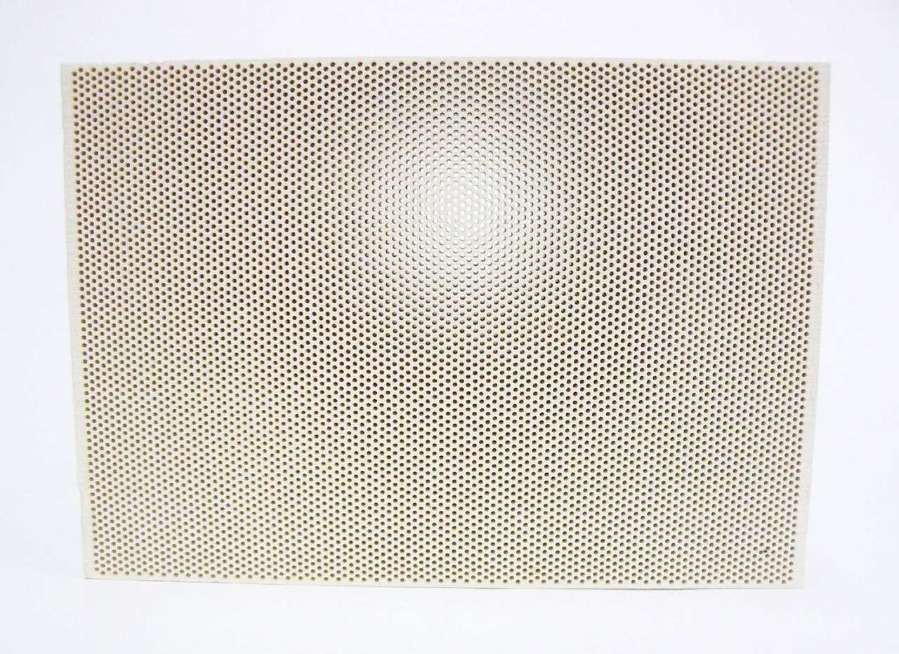 Ceramic Honeycomb Block  5-1/2" x 7-3/4" x 1/2" Soldering Board Perforated Large Block