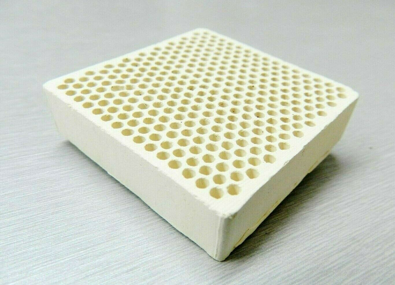 JTS Soldering Board Ceramic 3-3/4 x 5-1/2 x 1/2 Honeycomb Solder Block Heating