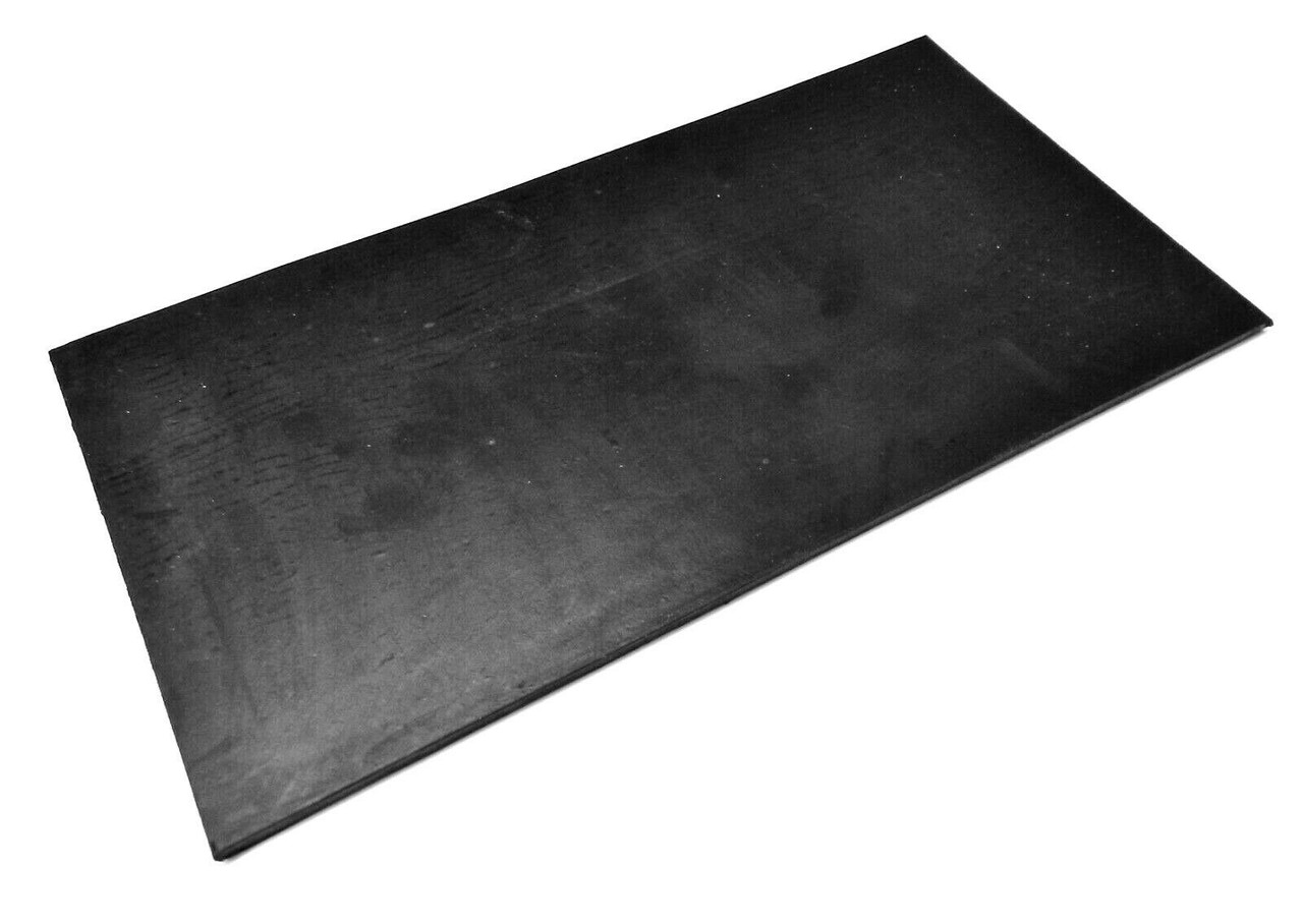 Bench Rubber Mat Solid Durable Rubber Surface Pad Work Block 6" x 12" x 1/4"