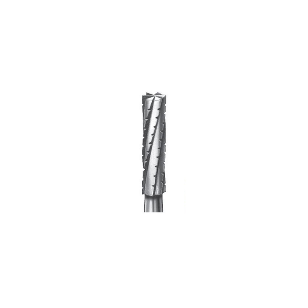 Cylinder Carbide Bur TC21 Size 0.8mm with 3/35" Shank Fox Made in Germany 1 Bur