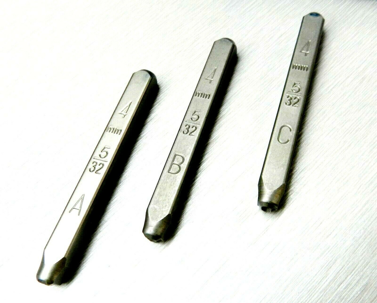 4mm Number & Letter Punches 36pc A-Z Set Boxed Jewelry & Leather