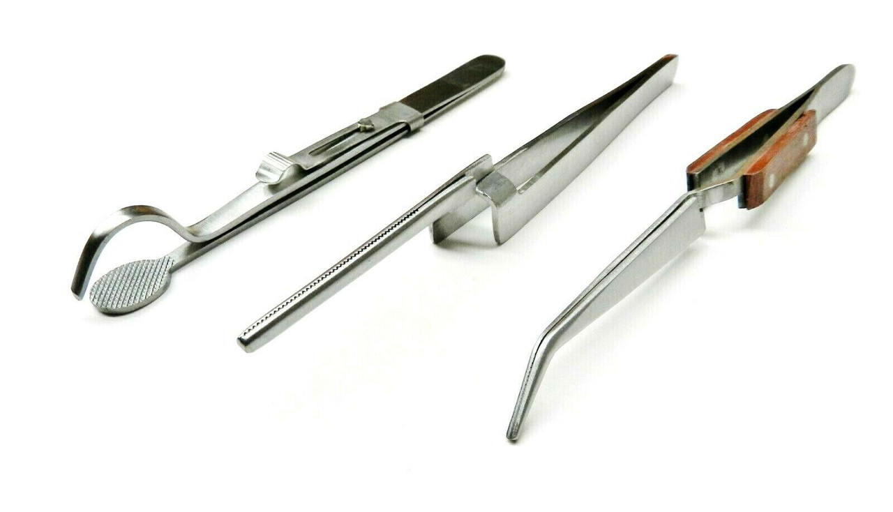 thumbnail image 2 of Head And Shank Soldering Tweezers – Stainless Steel Jewelers Tools By ODM (with File) 2 of 5