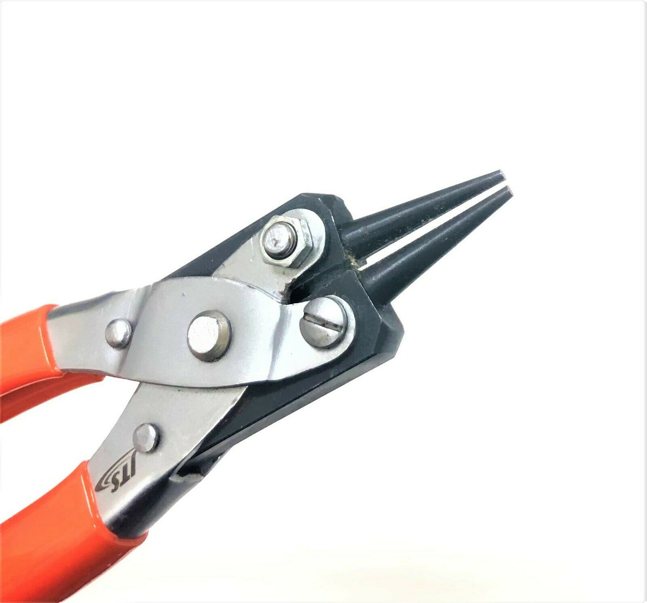 8" Round Nose Parallel Action Pliers Jaw with PVC Coated Handles 200mm