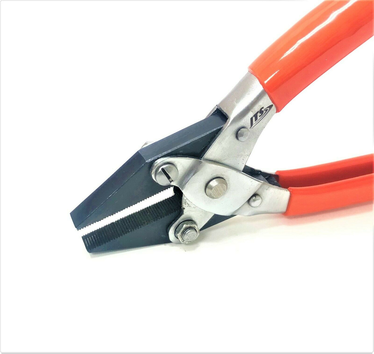 8" Flat Nose Parallel Action Pliers Serrated Jaw with PVC Coated Handles 200mm