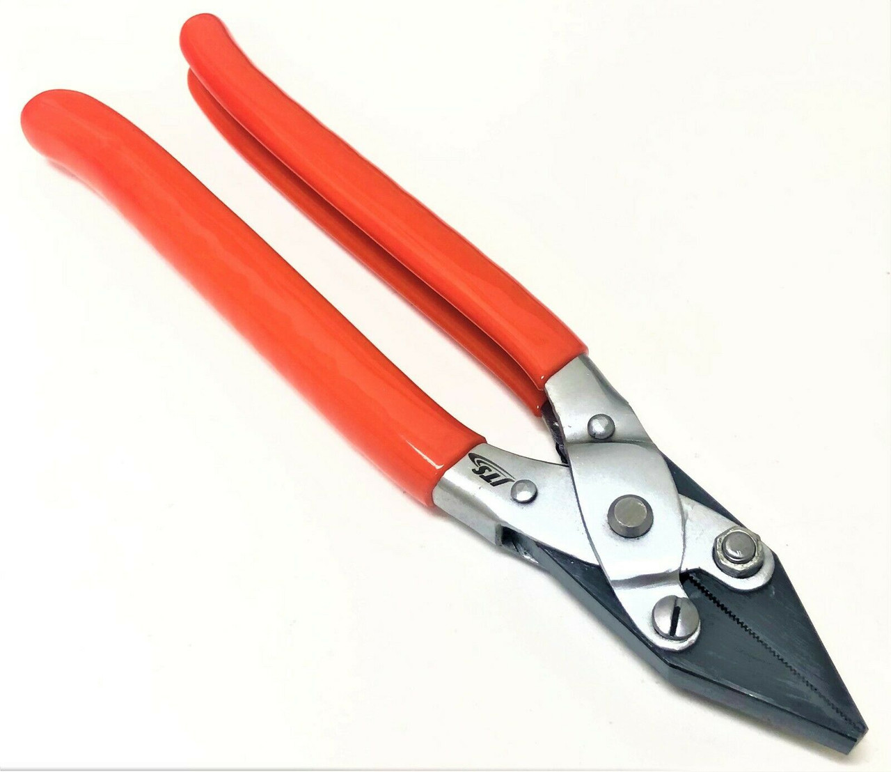 8" Flat Nose Parallel Action Pliers Serrated Jaw with PVC Coated Handles 200mm
