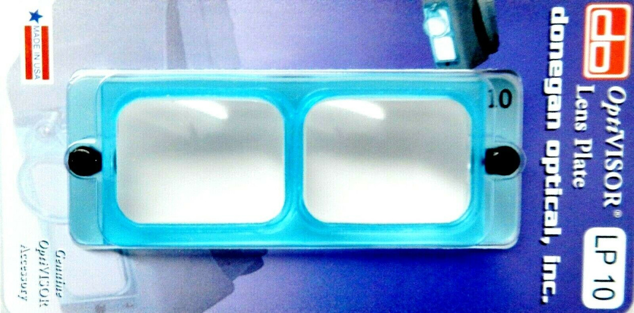 Donegan OptiVisor LP10 Replacement Glass Lens Plate #10 for Magnifier 3.5X