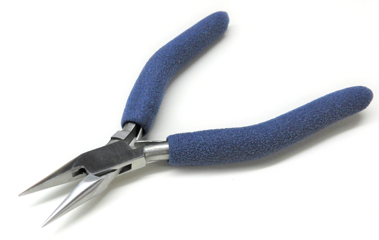 Chain Nose Pliers Wire Wrapping with Ergonomic Foam Handles Jewelry Making  Tool