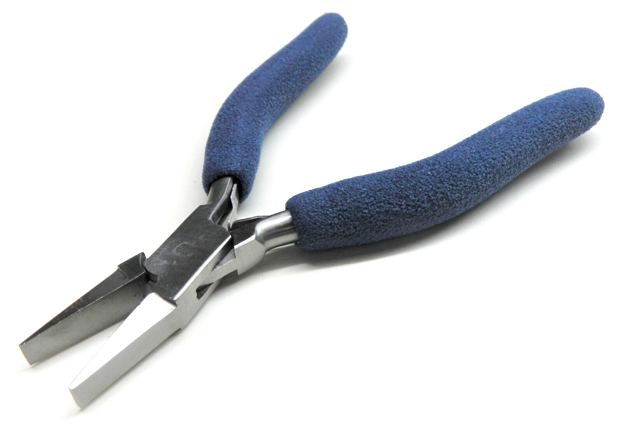 554-C | Electronics elbowed half round nose pliers - Electronic